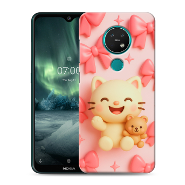 Силиконовый чехол на Nokia 7.2 с принтом для девочек Силиконовый чехол на Nokia 7.2 с принтом для девочек