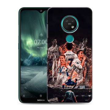Силиконовый чехол на Nokia 7.2 с принтом Реал Роналдо Real Ronaldo