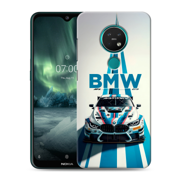 Силиконовый чехол на Nokia 7.2 с принтом БМВ BMW Силиконовый чехол на Nokia 7.2 с принтом БМВ BMW