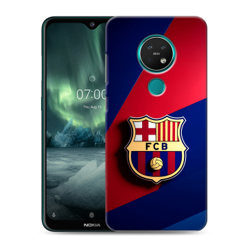 Силиконовый чехол на Nokia 7.2 с принтом Барселона Barcelona Силиконовый чехол на Nokia 7.2 с принтом Барселона Barcelona