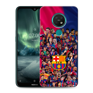 Силиконовый чехол на Nokia 7.2 с принтом Барселона Barcelona