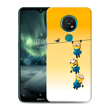Силиконовый чехол на Nokia 7.2 с принтом Миньоны Силиконовый чехол на Nokia 7.2 с принтом Миньоны