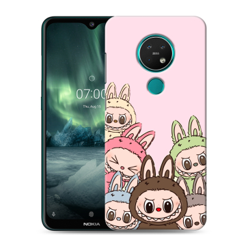 Силиконовый чехол на Nokia 7.2 с принтом Лабубу