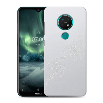 Силиконовый чехол на Nokia 7.2 с принтом Сотворение мира