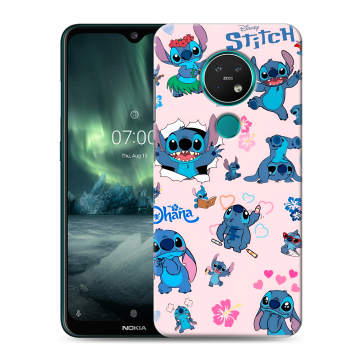 Силиконовый чехол на Nokia 7.2 с принтом Лило и Стич Силиконовый чехол на Nokia 7.2 с принтом Лило и Стич