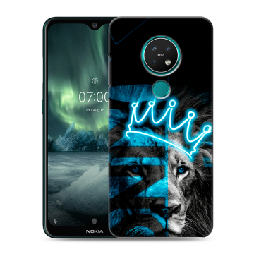 Силиконовый чехол на Nokia 7.2 с принтом Король лев
