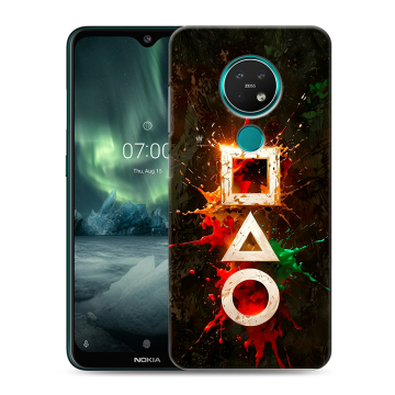 Силиконовый чехол на Nokia 7.2 с принтом Squid Game Игра кальмара Силиконовый чехол на Nokia 7.2 с принтом Squid Game Игра кальмара