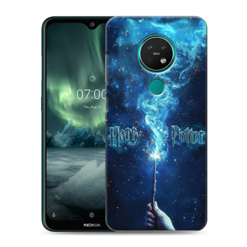 Силиконовый чехол на Nokia 7.2 с принтом Harry Potter Гарри Поттер Силиконовый чехол на Nokia 7.2 с принтом Harry Potter Гарри Поттер