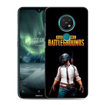 Силиконовый чехол на Nokia 7.2 с принтом PUGB ПАГБ Силиконовый чехол на Nokia 7.2 с принтом PUGB ПАГБ