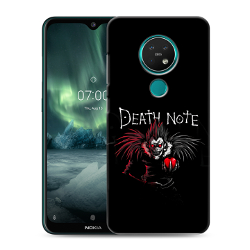 Силиконовый чехол на Nokia 7.2 с принтом Death note Тетрадь смерти Силиконовый чехол на Nokia 7.2 с принтом Death note Тетрадь смерти