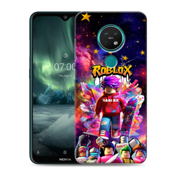 Силиконовый чехол на Nokia 7.2 с принтом Roblox Роблокс Силиконовый чехол на Nokia 7.2 с принтом Roblox Роблокс