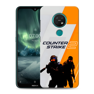 Силиконовый чехол на Nokia 7.2 с принтом Counter Strike Силиконовый чехол на Nokia 7.2 с принтом Counter Strike