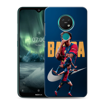 Силиконовый чехол на Nokia 7.2 с принтом Барселона Barca Yamal Силиконовый чехол на Nokia 7.2 с принтом Барселона Barca Yamal