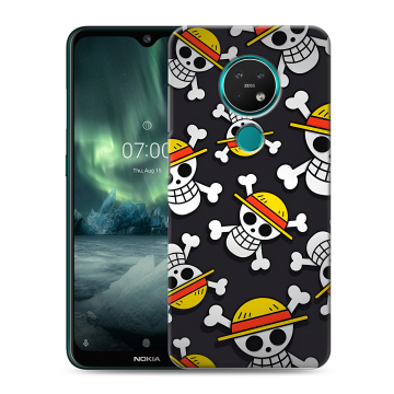 Силиконовый чехол на Nokia 7.2 с принтом One Piece Ван Пис