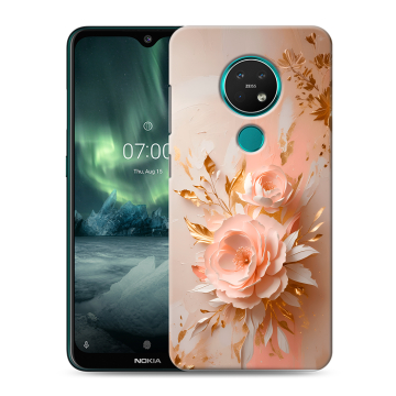 Силиконовый чехол на Nokia 7.2 с принтом женский