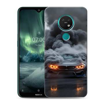 Силиконовый чехол на Nokia 7.2 с принтом BMW БМВ Силиконовый чехол на Nokia 7.2 с принтом BMW БМВ
