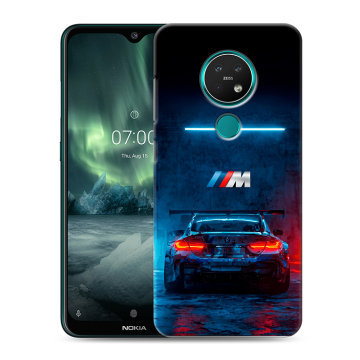Силиконовый чехол на Nokia 7.2 с принтом BMW БМВ Силиконовый чехол на Nokia 7.2 с принтом BMW БМВ