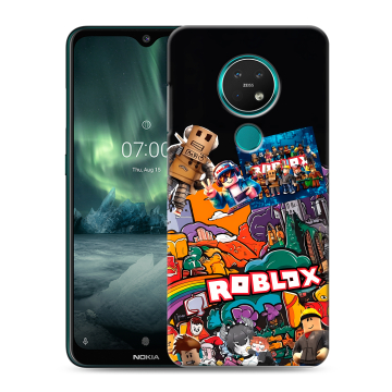 Силиконовый чехол на Nokia 7.2 с принтом Roblox Роблокс Силиконовый чехол на Nokia 7.2 с принтом Roblox Роблокс