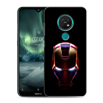 Силиконовый чехол на Nokia 7.2 с принтом IronMan Железный человек Силиконовый чехол на Nokia 7.2 с принтом IronMan Железный человек