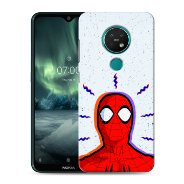 Силиконовый чехол на Nokia 7.2 с принтом Spiderman Человек паук