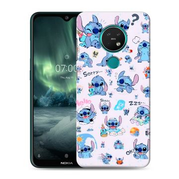 Силиконовый чехол на Nokia 7.2 с принтом Лило и Стич