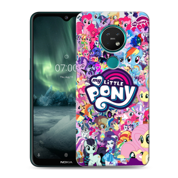 Силиконовый чехол на Nokia 7.2 с принтом My little pony Дружба чудо Силиконовый чехол на Nokia 7.2 с принтом My little pony Дружба чудо