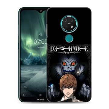 Силиконовый чехол на Nokia 7.2 с принтом Death note Тетрадь смерти