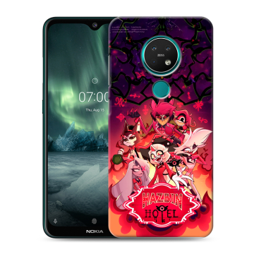 Силиконовый чехол на Nokia 7.2 с принтом Hazbin Hotel Отель Хазбин Силиконовый чехол на Nokia 7.2 с принтом Hazbin Hotel Отель Хазбин