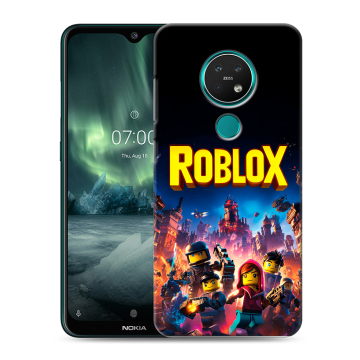Силиконовый чехол на Nokia 7.2 с принтом Roblox Роблокс Силиконовый чехол на Nokia 7.2 с принтом Roblox Роблокс