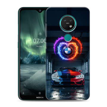 Силиконовый чехол на Nokia 7.2 с принтом BMW БМВ Силиконовый чехол на Nokia 7.2 с принтом BMW БМВ