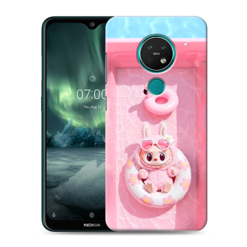 Силиконовый чехол на Nokia 7.2 с принтом Labubu Лабубу Силиконовый чехол на Nokia 7.2 с принтом Labubu Лабубу