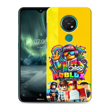 Силиконовый чехол на Nokia 7.2 с принтом Roblox Роблокс Силиконовый чехол на Nokia 7.2 с принтом Roblox Роблокс