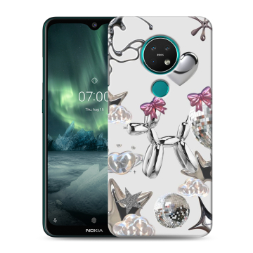 Силиконовый чехол на Nokia 7.2 с принтом Y2K Силиконовый чехол на Nokia 7.2 с принтом Y2K