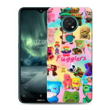Силиконовый чехол на Nokia 7.2 с принтом Флагер Fuggler