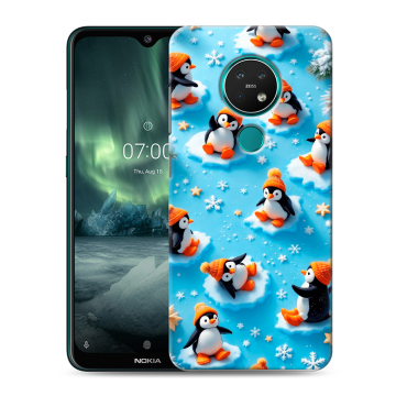 Силиконовый чехол на Nokia 7.2 с принтом Новый год