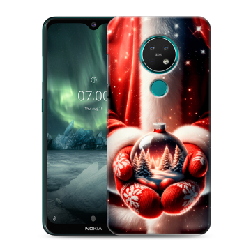 Силиконовый чехол на Nokia 7.2 с принтом Новый год