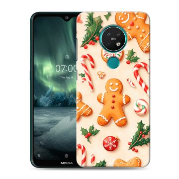 Силиконовый чехол на Nokia 7.2 с принтом Новый год