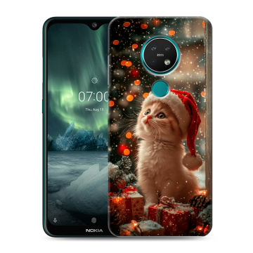 Силиконовый чехол на Nokia 7.2 с принтом Новый год