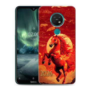 Силиконовый чехол на Nokia 7.2 с принтом Новый год