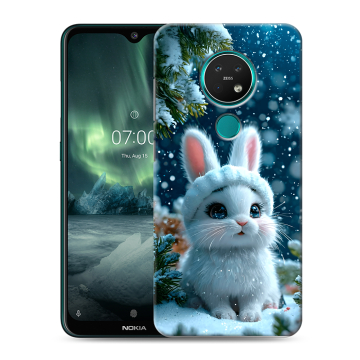 Силиконовый чехол на Nokia 7.2 с принтом Новый год