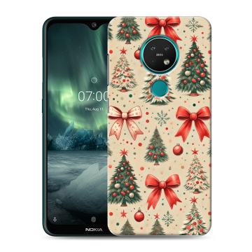 Силиконовый чехол на Nokia 7.2 с принтом Новый год
