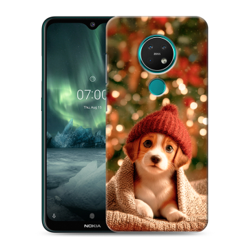 Силиконовый чехол на Nokia 7.2 с принтом Новый год