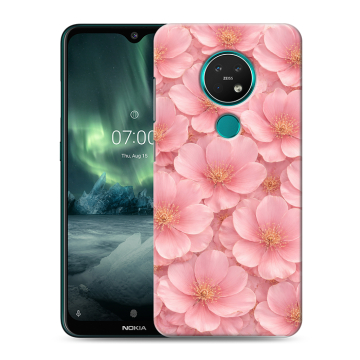 Силиконовый чехол на Nokia 7.2 с принтом женский