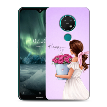 Силиконовый чехол на Nokia 7.2 с принтом женский Силиконовый чехол на Nokia 7.2 с принтом женский