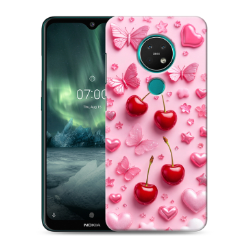 Силиконовый чехол на Nokia 7.2 с принтом для девочек Силиконовый чехол на Nokia 7.2 с принтом для девочек
