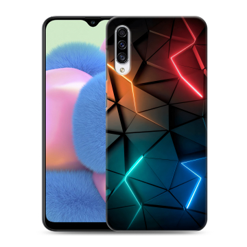 Силиконовый чехол на Samsung Galaxy A30s с принтом Абстракция неон Силиконовый чехол на Samsung Galaxy A30s с принтом Абстракция неон