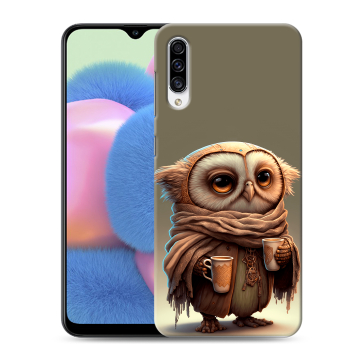 Силиконовый чехол на Samsung Galaxy A30s с принтом Сова Силиконовый чехол на Samsung Galaxy A30s с принтом Сова