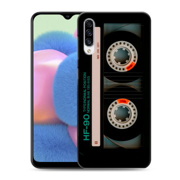Силиконовый чехол на Samsung Galaxy A30s с принтом Кассета