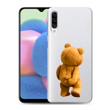 Силиконовый чехол на Samsung Galaxy A30s с принтом Медведь