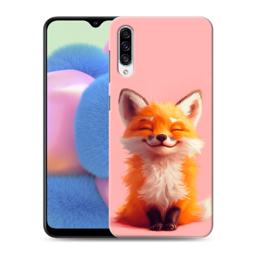 Силиконовый чехол на Samsung Galaxy A30s с принтом милая лиса
